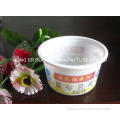 White Plastic Disposable Ice Cream Cups With Round Bowl 200